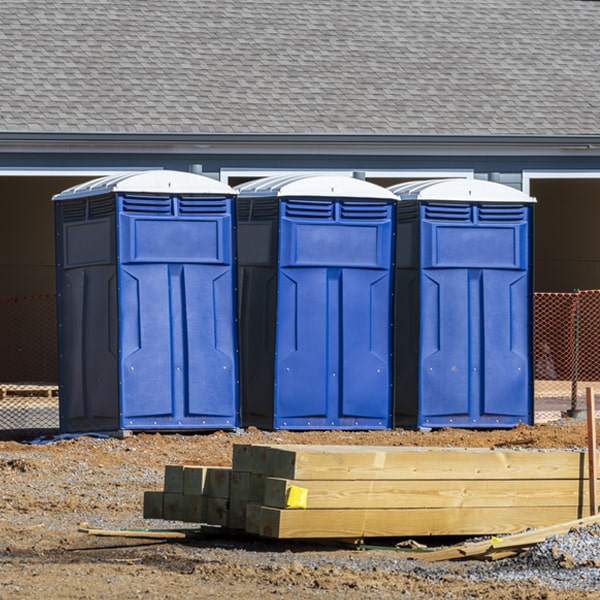 what is the cost difference between standard and deluxe porta potty rentals in Hayward